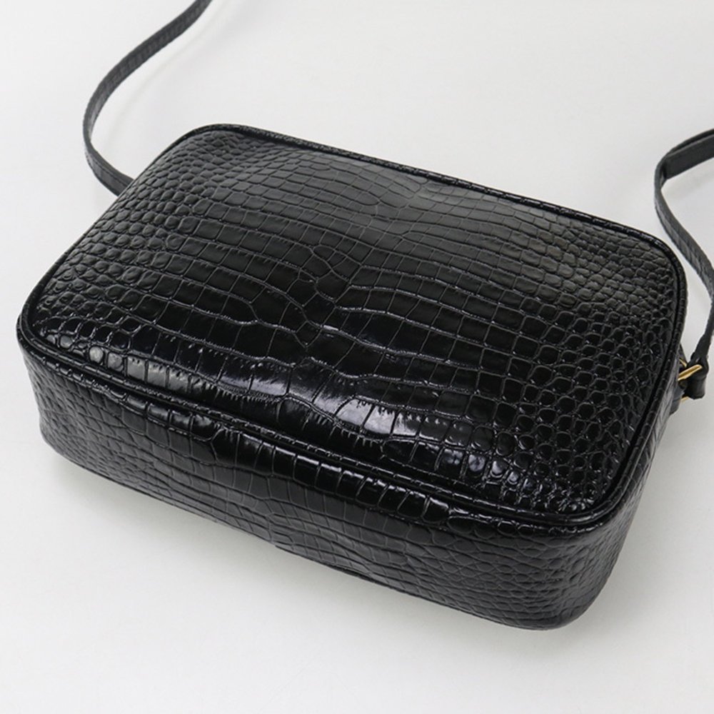 SAINT LAURENT Women's Crossbody Shoulder Bag 612544 Lou in Black - Picture 2 of 8